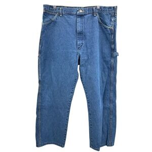 Big Ben Carpenter Jeans Cotton High-Rise Straight Leg Men's 38 x 26 Vintage